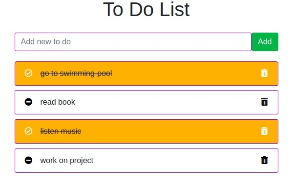 Todo List Application