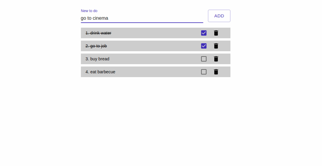 React Todo Application
