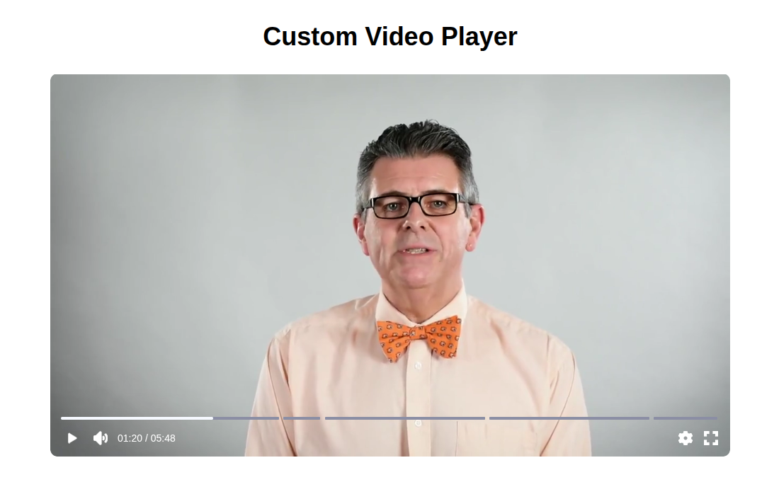 Custom Video Player